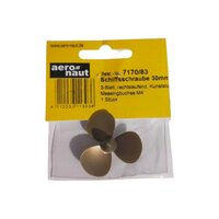 Aeronaut scheepsschroef 30 mm rechtsdraaiend kunststof M4 voor modelboot
