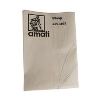 Amati sloep houtmodel boot zelf bouwen met gedetailleerde bouwtekening