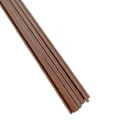 Mahonie latjes 1,5x5 mm voor modelbouw 50 cm lengte