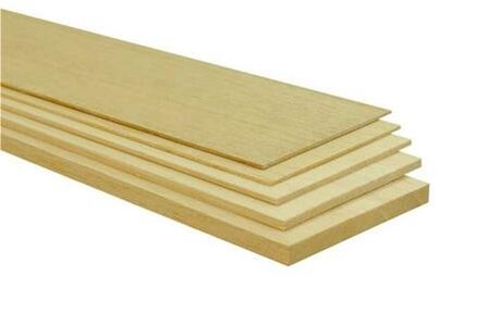  Balsa planken 10 x 50 cm