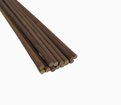 Noten rondhout 4 mm