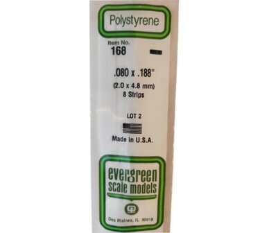Evergreen strip 2 x 4,8 mm