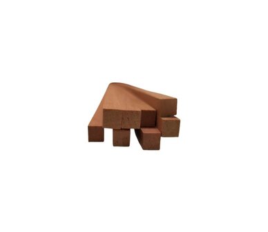 Perenhouten Latjes voor Modelbouw 6x6 mm