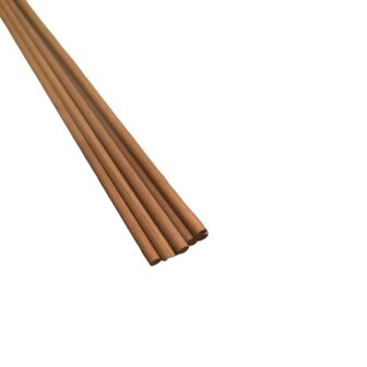 Noten rondhout 6 mm