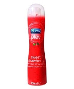 Durex play gel strawberry glijmiddel 100ml