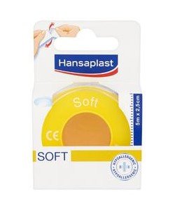 Hansaplast hechtpleister soft 2,5cmx5m