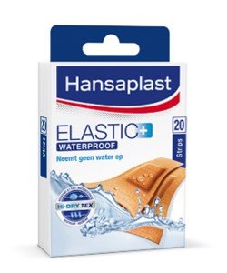 hansaplast pleisters elastic waterproof 20 stuks