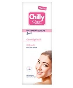 chilly silx ontharingscreme gezicht gevoelige huid 50ml