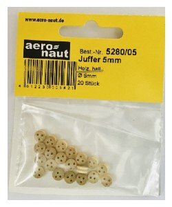 Aeronaut jufferblok 5 mm 20st