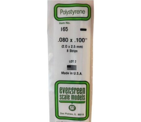 Evergreen strip 2 x 2,5 mm