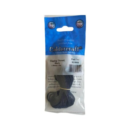 Caldercraft takelgaren zwart 1,80 mm 