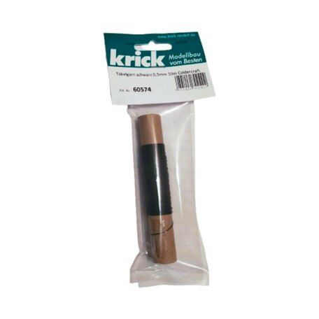 Caldercaft takelgaren zwart 0,50 mm 