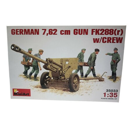 German 7,62mm Gun FK288(r) w/Crew 1/35